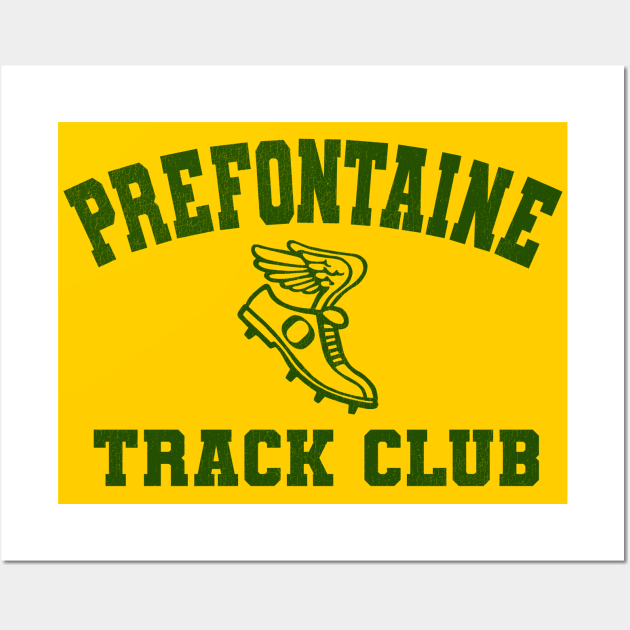 PREFONTAINE TRACK CLUB Wall Art by darklordpug